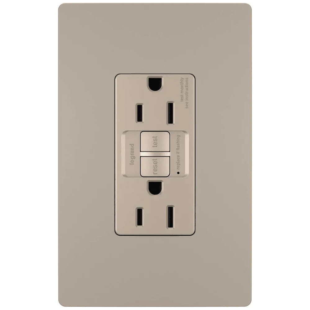 Legrand Radiant - radiant® Spec Grade 15A Tamper Resistant Self Test GFCI Receptacle - 1597TRNICC4 - Canada Light Shop
