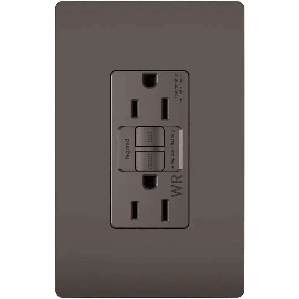 Legrand Radiant - radiant® Spec Grade 15A Weather Resistant Self Test GFCI Receptacle - 1597TRWR - Canada Light Shop