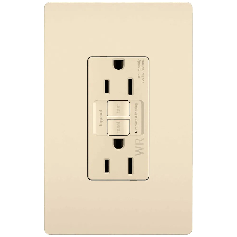 Legrand Radiant - radiant® Spec Grade 15A Weather Resistant Self Test GFCI Receptacle - 1597TRWRLA - Canada Light Shop