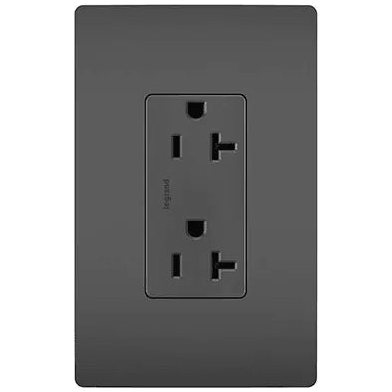 Legrand Radiant - radiant® Spec Grade 20A Tamper Resistant Receptacle - TR26352RBK - Canada Light Shop