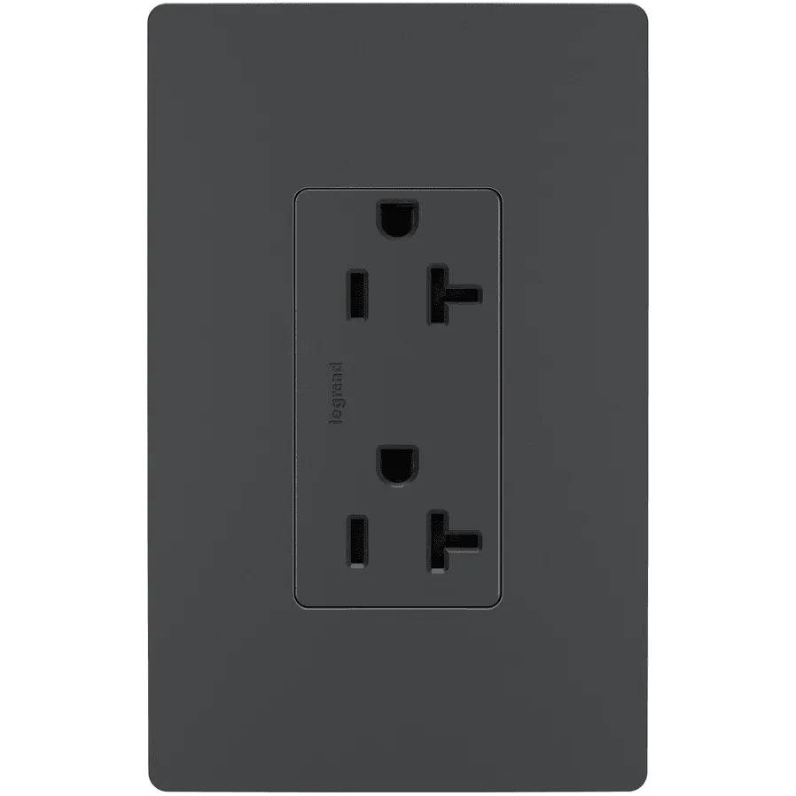 Legrand Radiant - radiant® Spec Grade 20A Tamper Resistant Receptacle - TR26352RGCC6 - Canada Light Shop