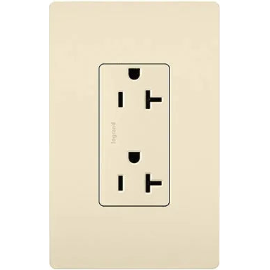Legrand Radiant - radiant® Spec Grade 20A Tamper Resistant Receptacle - TR26352RLA - Canada Light Shop