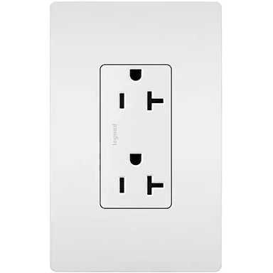 Legrand Radiant - radiant® Spec Grade 20A Tamper Resistant Receptacle - TR26352RW - Canada Light Shop
