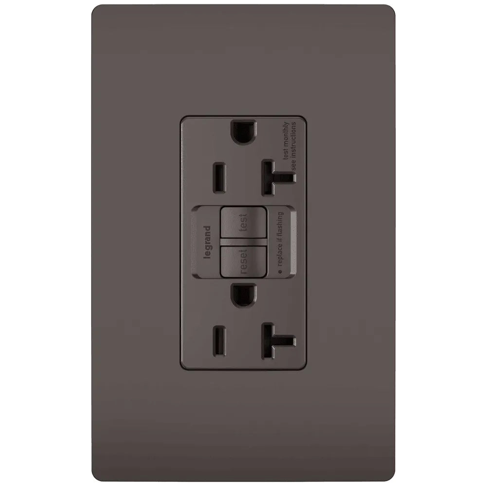 Legrand Radiant - radiant® Spec Grade 20A Tamper Resistant Self Test GFCI Receptacle - 2097TR - Canada Light Shop