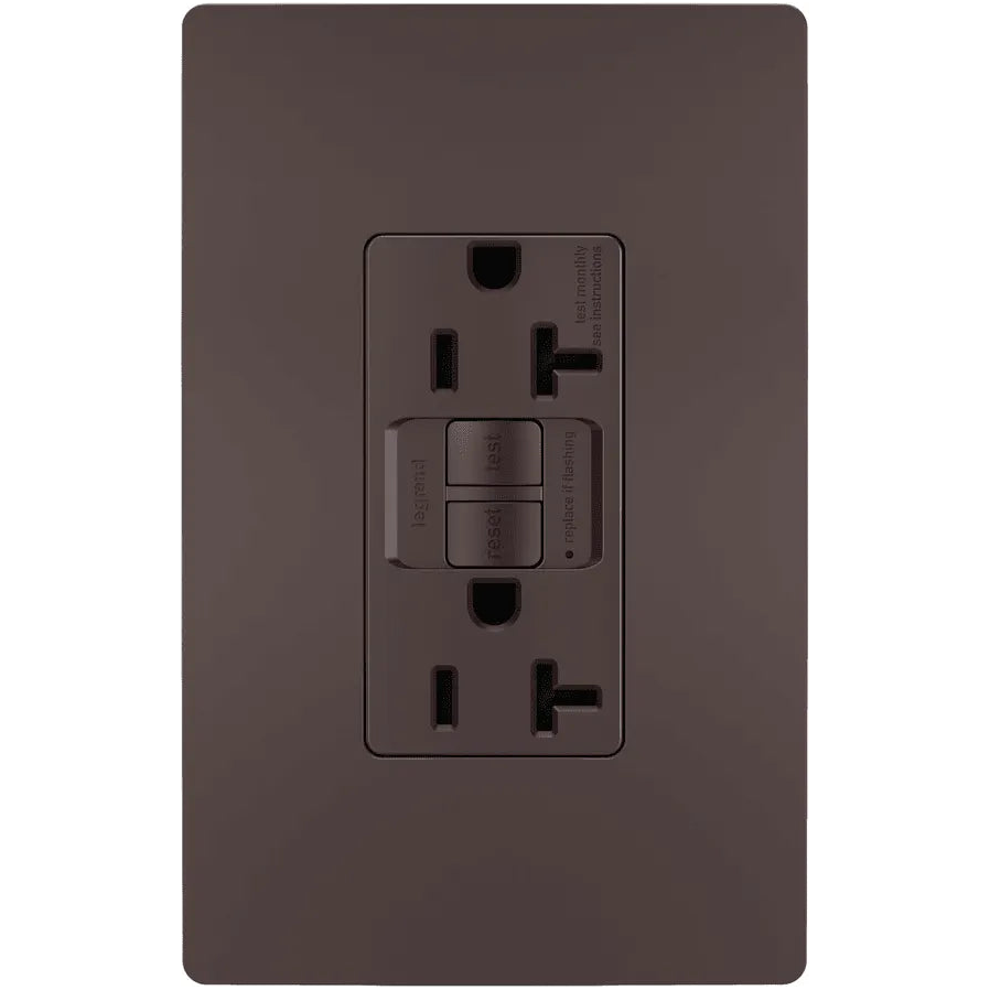 Legrand Radiant - radiant® Spec Grade 20A Tamper Resistant Self Test GFCI Receptacle - 2097TRDBCC4 - Canada Light Shop