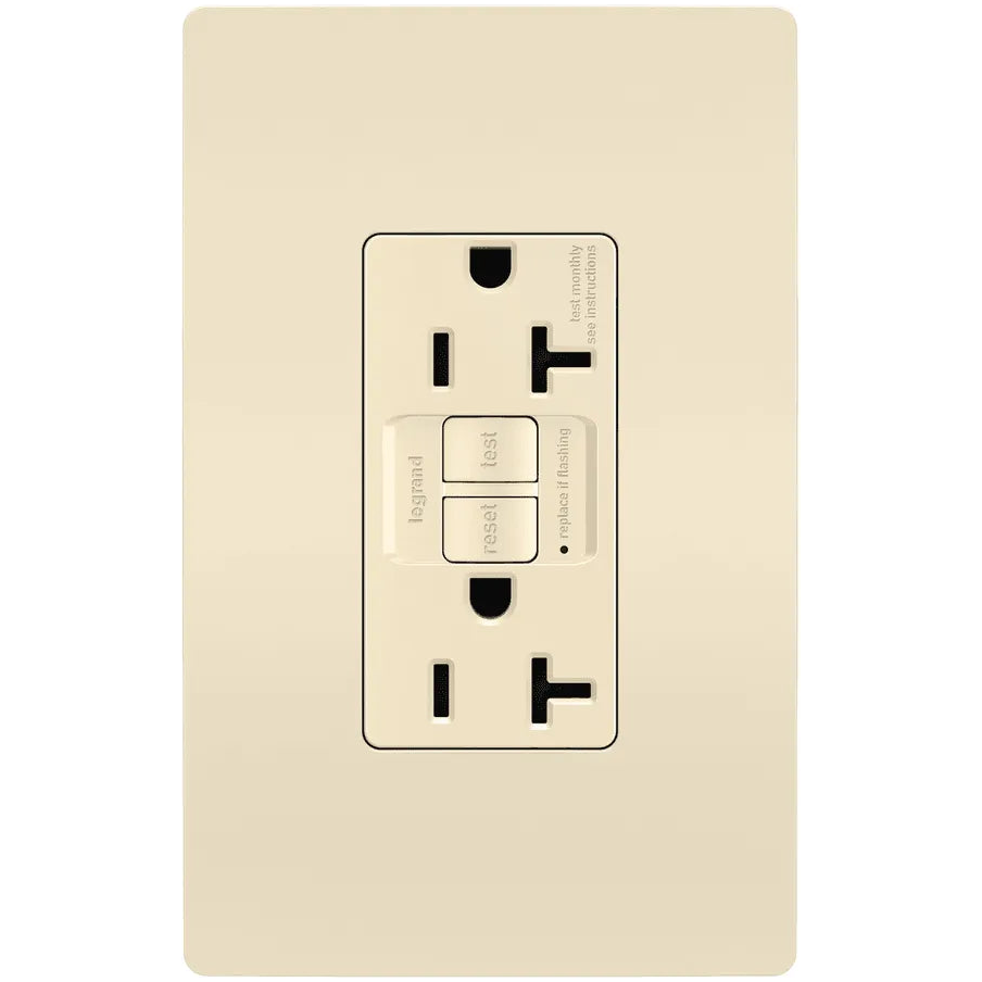 Legrand Radiant - radiant® Spec Grade 20A Tamper Resistant Self Test GFCI Receptacle - 2097TRLA - Canada Light Shop
