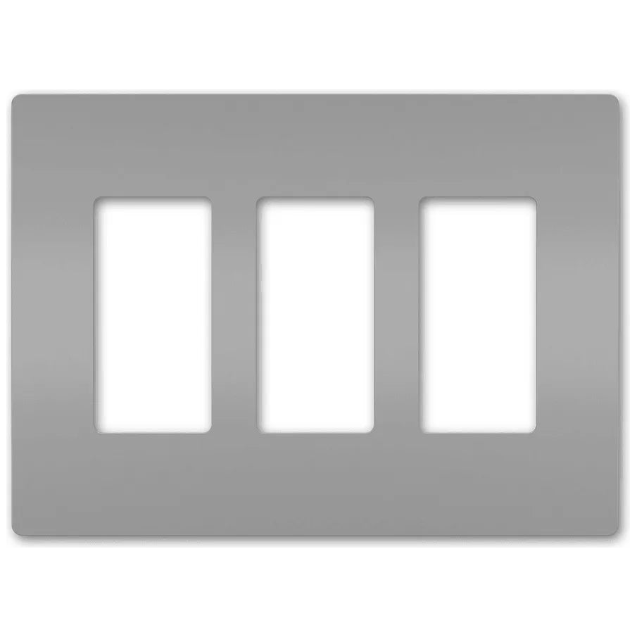 Legrand Radiant - radiant® Three-Gang Screwless Wall Plate - RWP263GRY - Canada Light Shop
