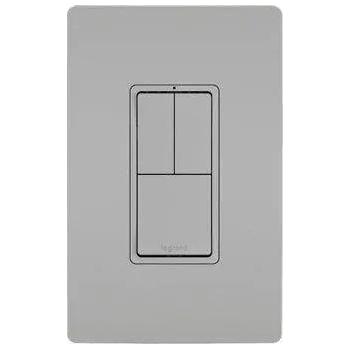 Legrand Radiant - radiant® Two Single-Pole Switches and Single Pole/3-Way Switch - RCD113GRY - Canada Light Shop