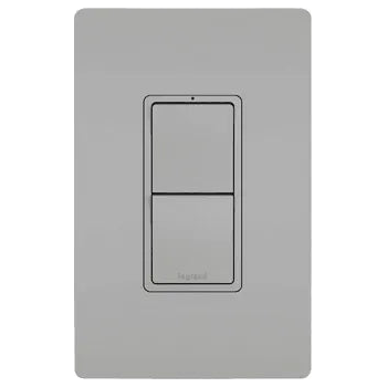 Legrand Radiant - radiant® Two Single-Pole Switches - RCD11GRY - Canada Light Shop