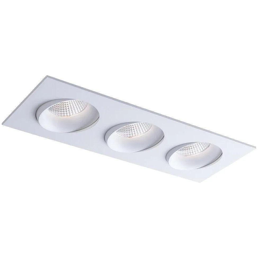 Liteline - LUNA 3.5" 3-light Multiples - RA35M-3L-9G-90WH - Canada Light Shop