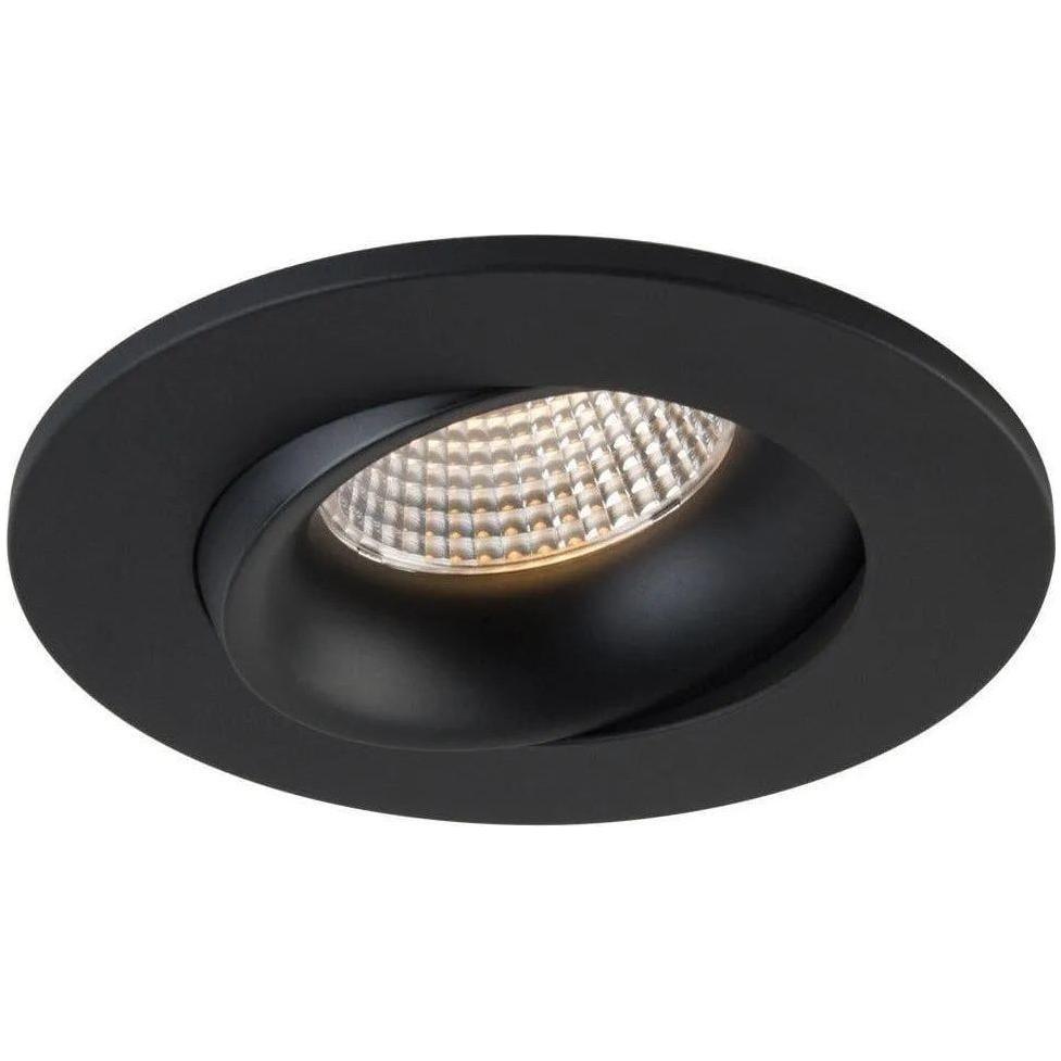 Liteline - LUNA 3.5 Round Gimbal - RA35-12G-DTW-90BK - Canada Light Shop