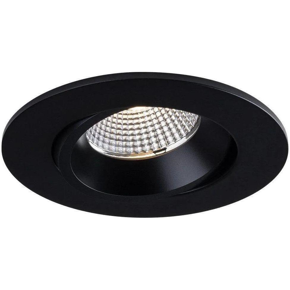 Liteline - LUNA 3.5 Round Regressed Gimbal - RA35-12RG-90BK - Canada Light Shop