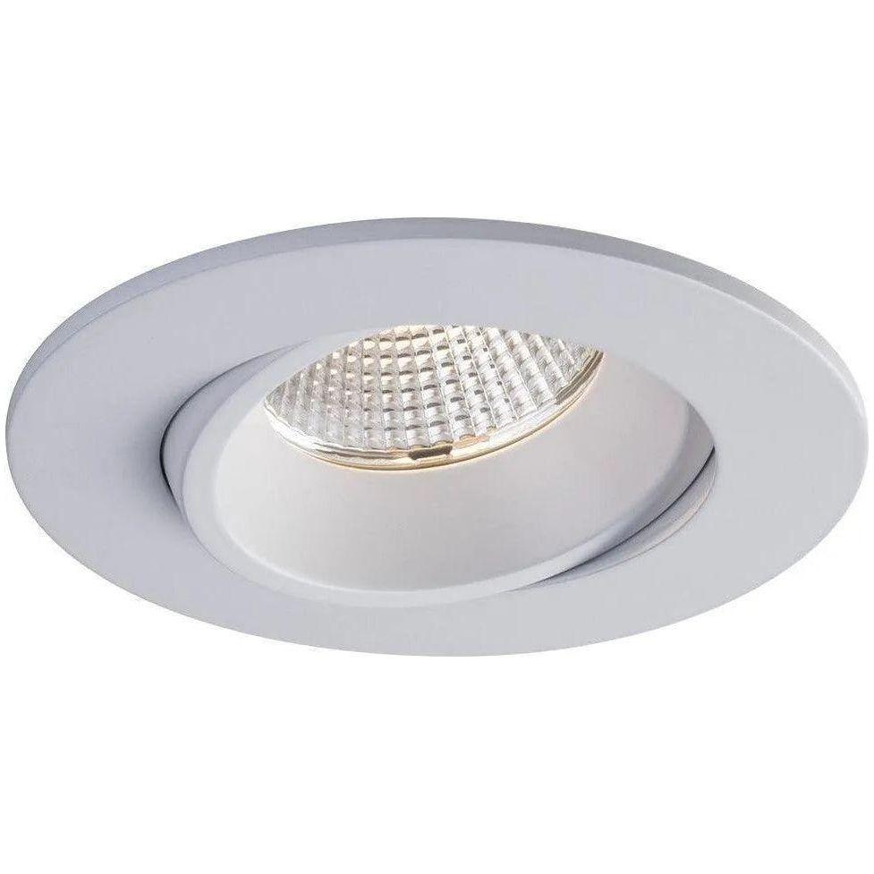 Liteline - LUNA 3.5 Round Regressed Gimbal - RA35-12RG-90WH - Canada Light Shop