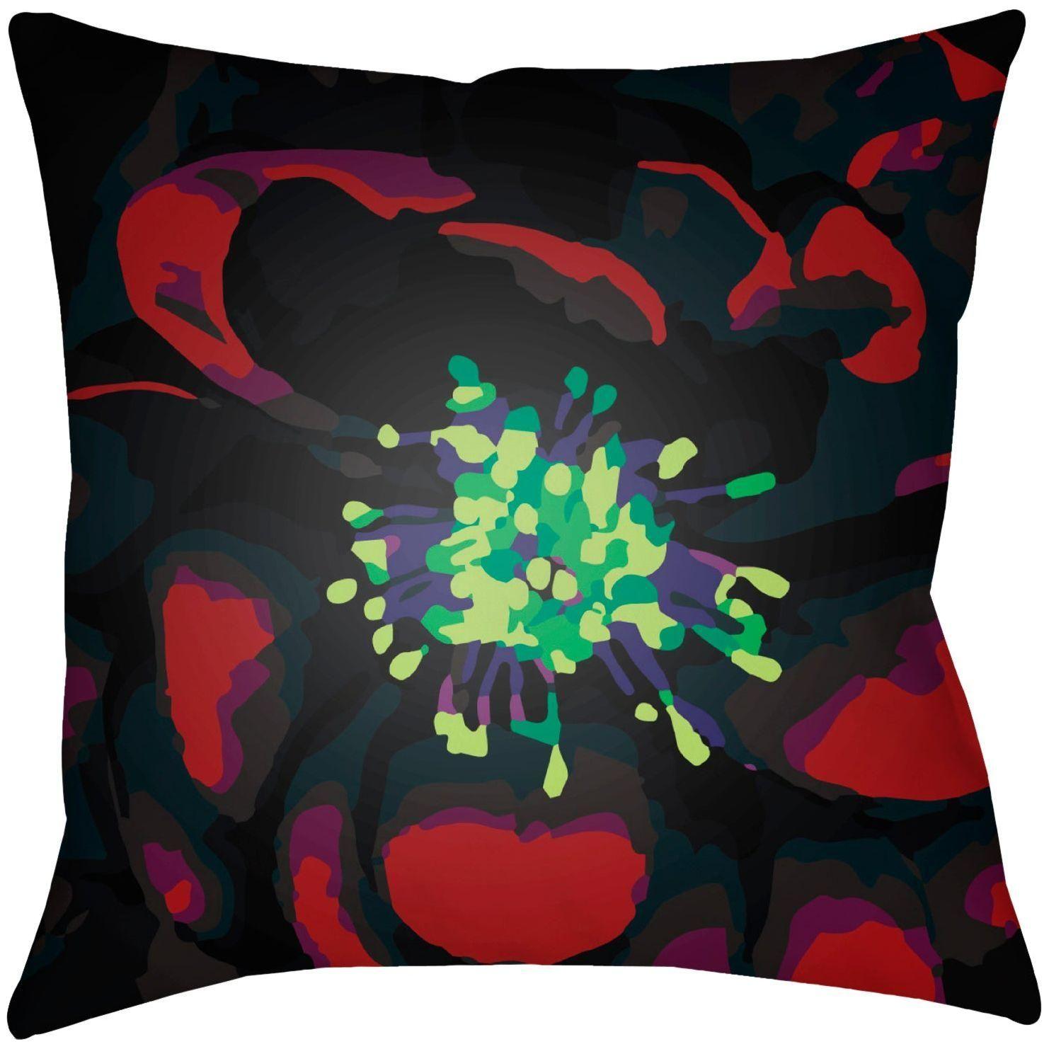 Livabliss - Abstract Floral Accent Pillow - AF009-1818 - Canada Light Shop