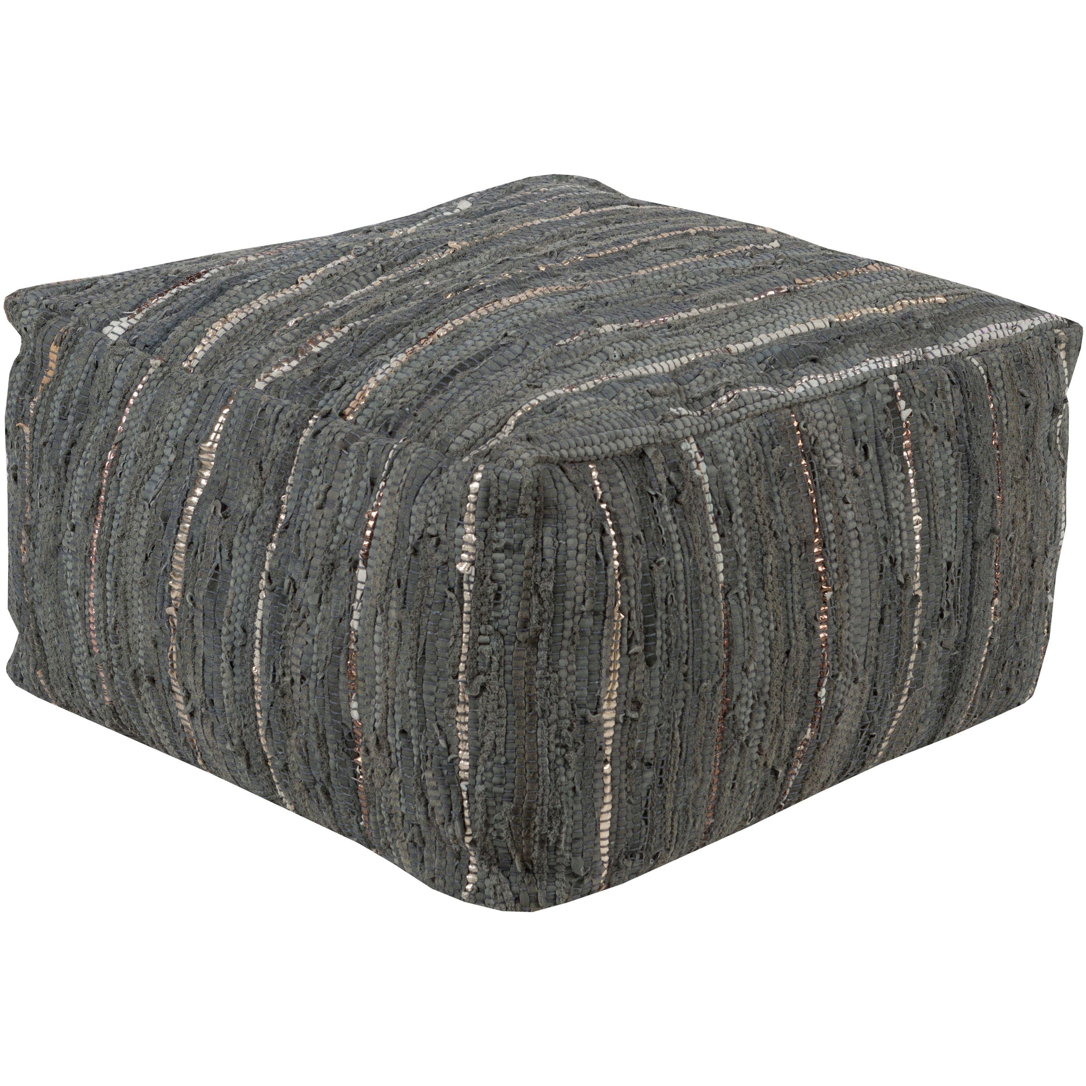 Surya - Anthracite Pouf - ATPF-001 - Canada Light Shop