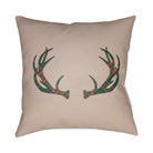 Livabliss - Antlers Accent Pillow - PLAID035-1818 - Canada Light Shop
