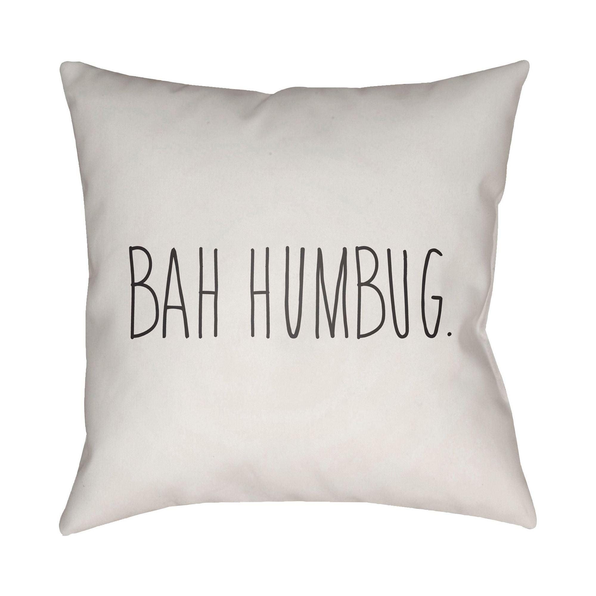 Livabliss - Bahhumbug Accent Pillow - HDY003-1818 - Canada Light Shop