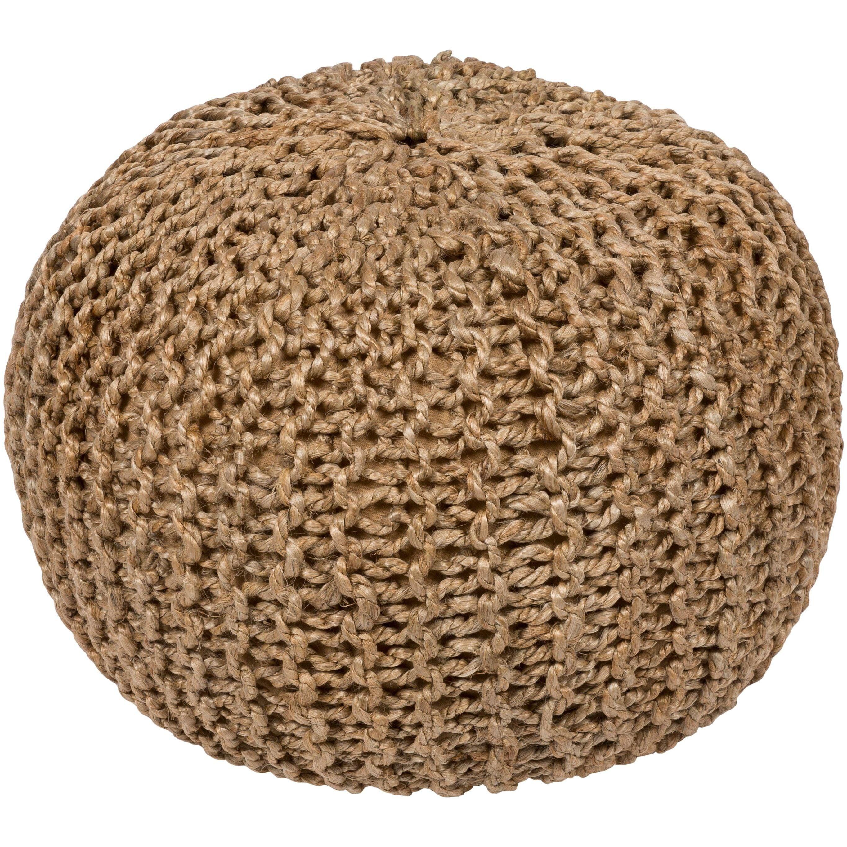 Surya - Bermuda Pouf - BRPF-001 - Canada Light Shop