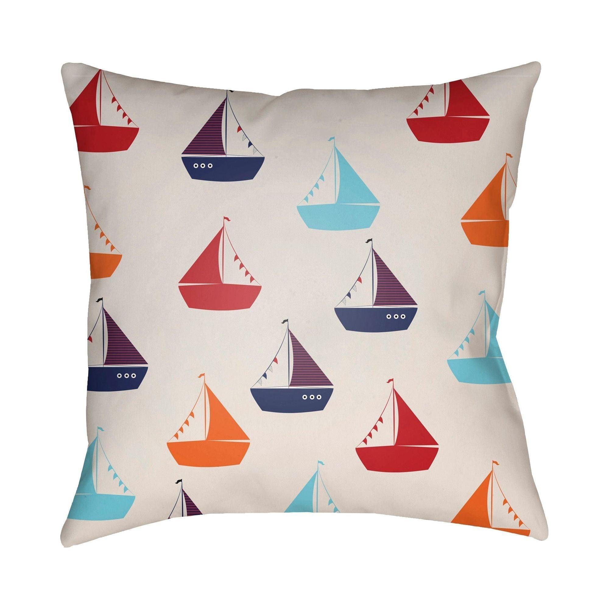 Livabliss - Boats Accent Pillow - LIL017-1818 - Canada Light Shop