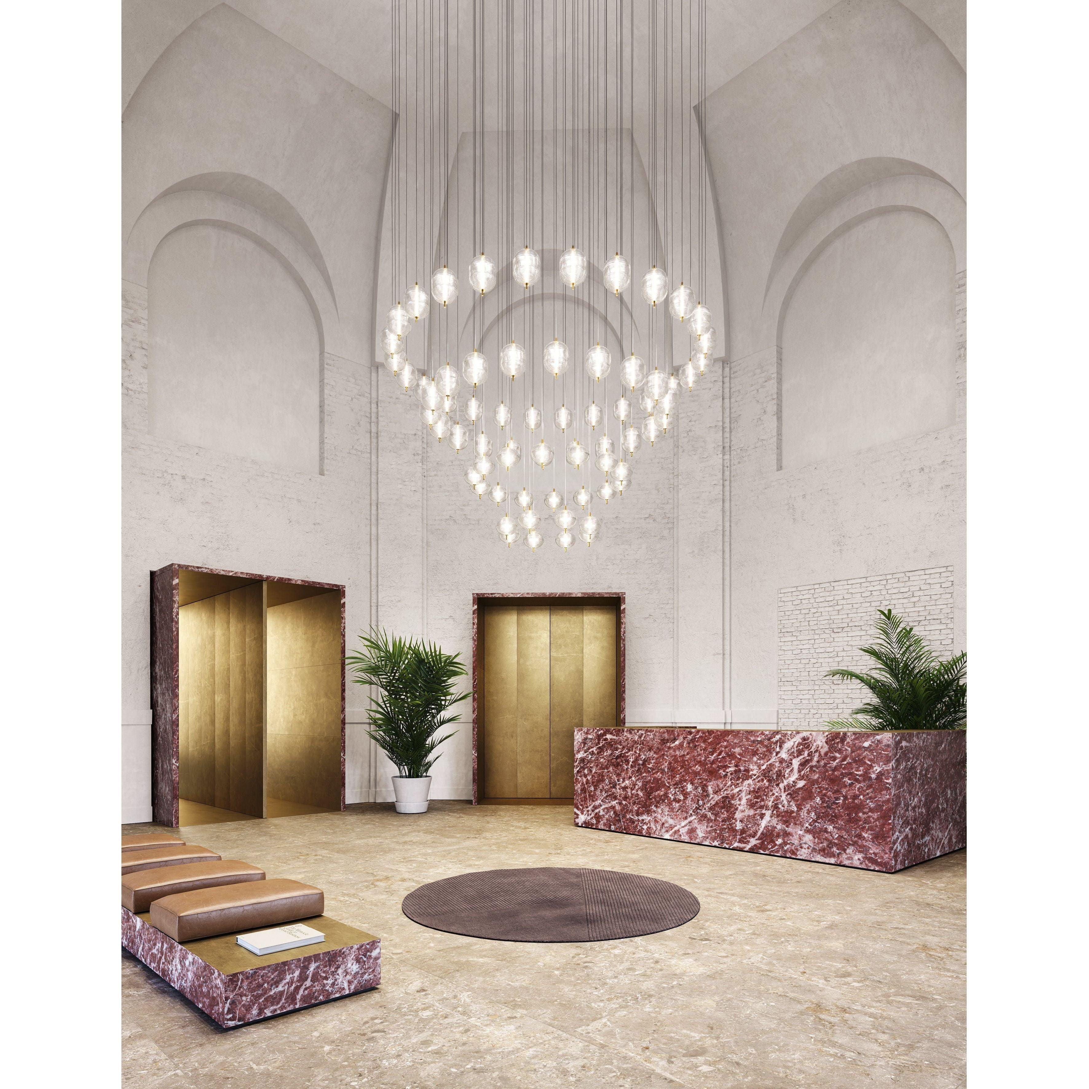 Lodes - 68 Light Jefferson Mini and Small - Cluster Composition - 68 x R01L01 1000U, 12 x CCPRO40-A, 46 x 16822 5027U, 22 x 16821 5027U - Canada Light Shop