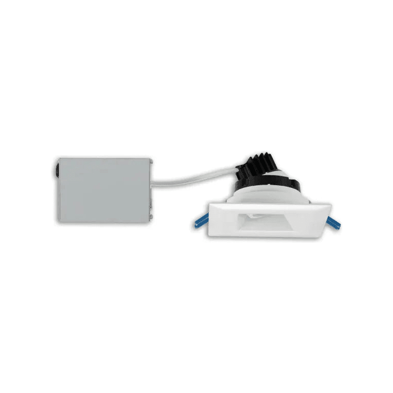 Lotus LED Lights - 3" Square Regressed Gimbal LED Recessed Light - LSG3-27K-BK - Canada Light Shop