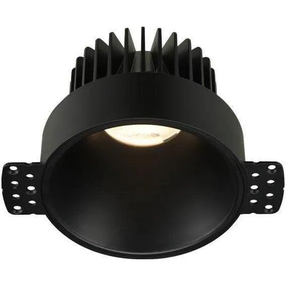 Lotus LED Lights - 4" Round Deep Regressed Trimless LED Recessed Light - LD4R-27K-4R-BR-IT - Canada Light Shop