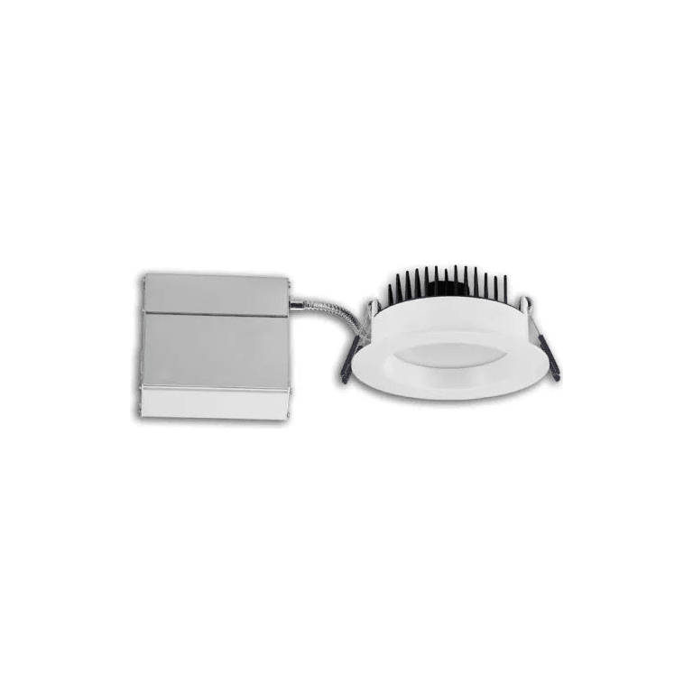 Lotus LED Lights - 4" Round Regressed LED Recessed Light - LL4RR-27K-BK - Canada Light Shop