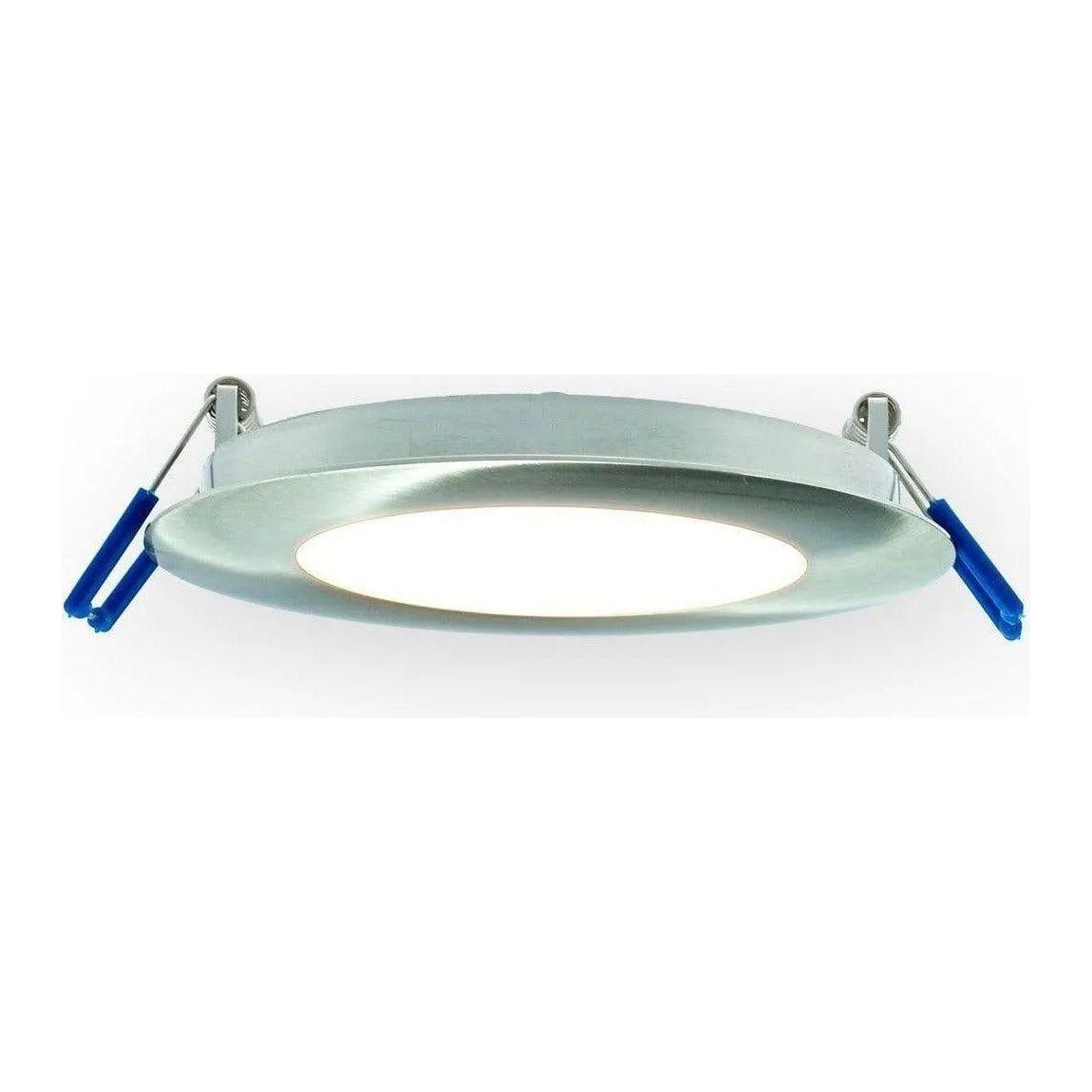 Lotus LED Lights - 4" Round Super Slim 9W LED Recessed Light - LY4RCS/30K/BN - Canada Light Shop