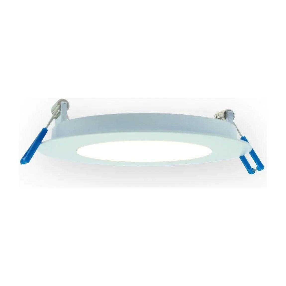 Lotus LED Lights - 4" Round Super Slim 9W LED Recessed Light - LY4RCS/30K/WH - Canada Light Shop