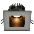 Lotus LED Lights - 4" Square Deep Regressed LED Recessed Light - LD4S-27K-4S-BR-BT - Canada Light Shop