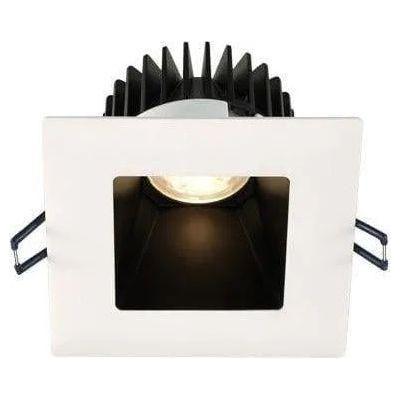 Lotus LED Lights - 4" Square Deep Regressed LED Recessed Light - LD4S-27K-4S-BR-WT - Canada Light Shop