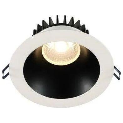 Lotus LED Lights - 6" Round Deep Regressed LED Recessed Light - LD6R-27K-BR-WT - Canada Light Shop