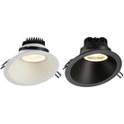 Lotus LED Lights - 6" Round Regressed Sloped Ceiling Gimbal LED Recessed Light - LRG6-27K-6RSL-HO-WH - Canada Light Shop