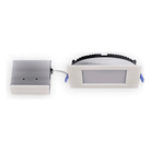 Lotus LED Lights - 6" Square Slim 14W LED Recessed Light - LY6S/30K/WH - Canada Light Shop