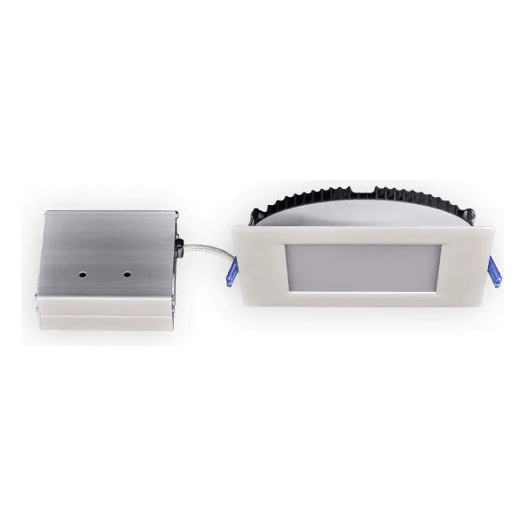 Lotus LED Lights - 6" Square Slim 14W LED Recessed Light - LY6S/30K/WH - Canada Light Shop