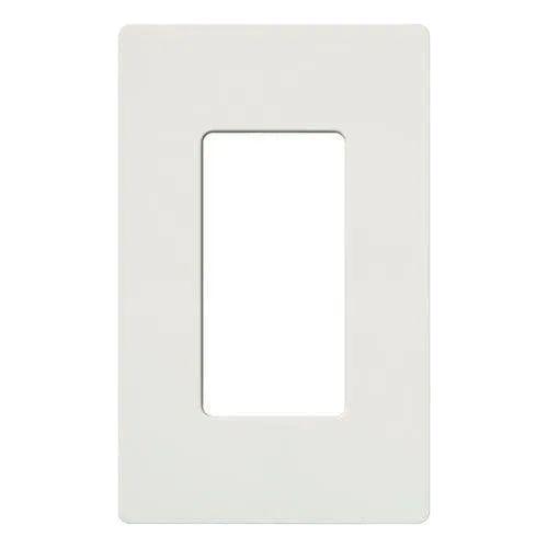 Lutron - Claro & Satin Colors 1-Gang Wallplate - CW-1-WH - Canada Light Shop