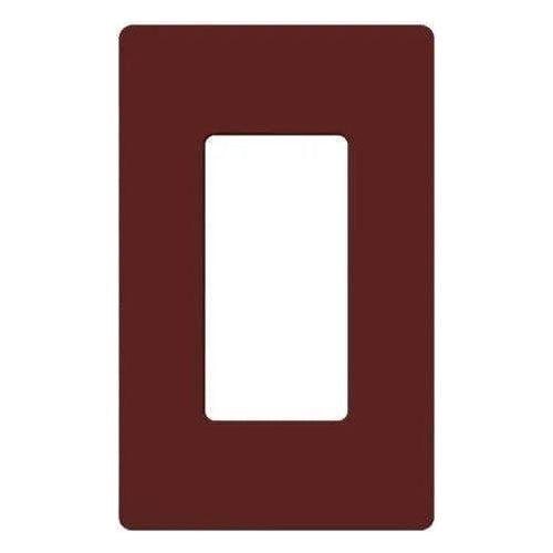 Lutron - Claro & Satin Colors 1-Gang Wallplate - SC-1-MR - Canada Light Shop