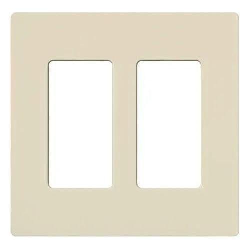 Lutron - Claro & Satin Colors 2-Gang Wallplate - CW-2-LA - Canada Light Shop
