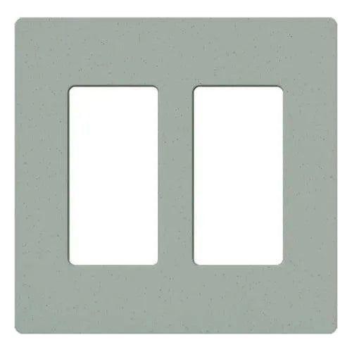 Lutron - Claro & Satin Colors 2-Gang Wallplate - SC-2-BG - Canada Light Shop