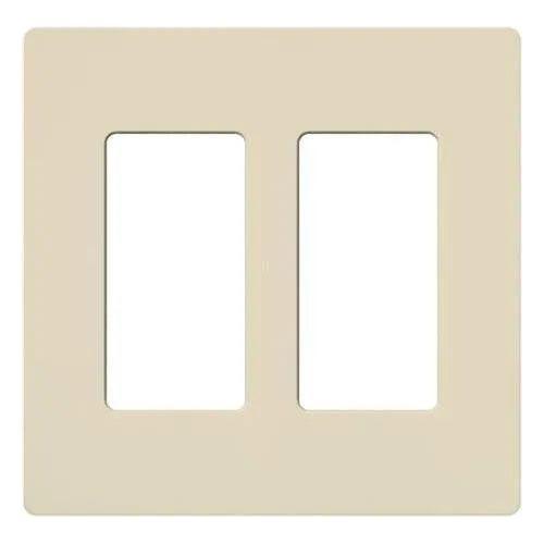 Lutron - Claro & Satin Colors 2-Gang Wallplate - SC-2-ES - Canada Light Shop