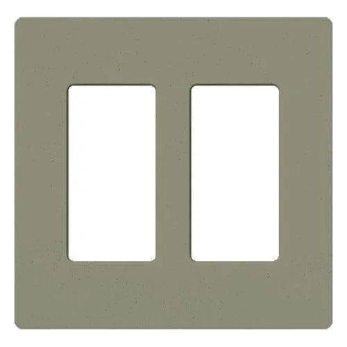 Lutron - Claro & Satin Colors 2-Gang Wallplate - SC-2-GB - Canada Light Shop