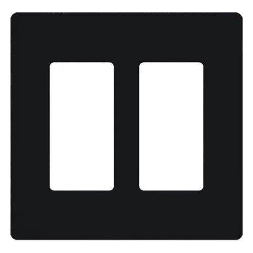 Lutron - Claro & Satin Colors 2-Gang Wallplate - SC-2-MN - Canada Light Shop