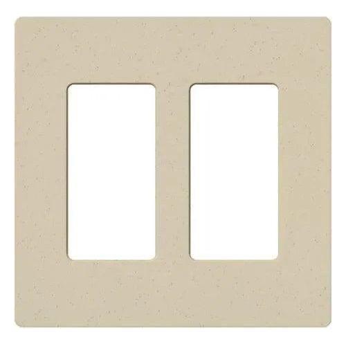 Lutron - Claro & Satin Colors 2-Gang Wallplate - SC-2-ST - Canada Light Shop