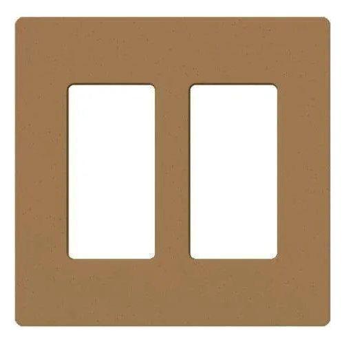 Lutron - Claro & Satin Colors 2-Gang Wallplate - SC-2-TC - Canada Light Shop
