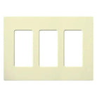 Lutron - Claro & Satin Colors 3-Gang Wallplate - CW-3-AL - Canada Light Shop