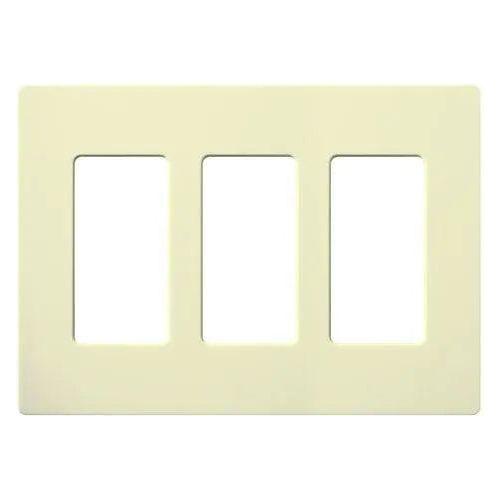Lutron - Claro & Satin Colors 3-Gang Wallplate - CW-3-AL - Canada Light Shop