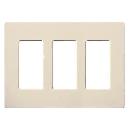 Lutron - Claro & Satin Colors 3-Gang Wallplate - CW-3-LA - Canada Light Shop