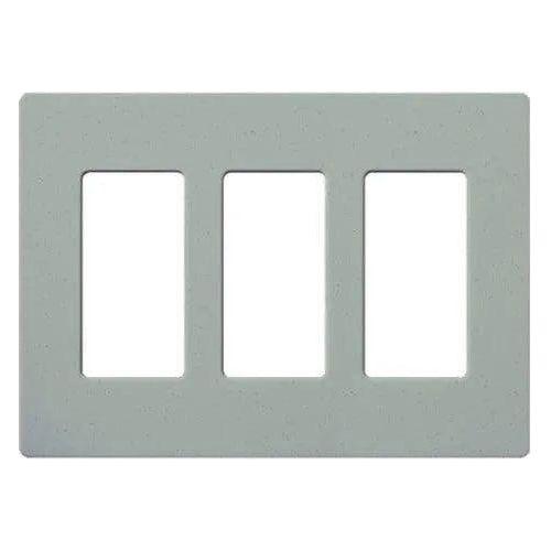Lutron - Claro & Satin Colors 3-Gang Wallplate - SC-3-BG - Canada Light Shop