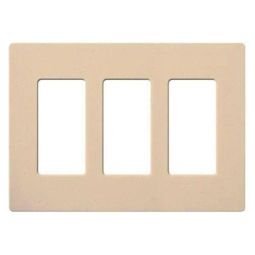 Lutron - Claro & Satin Colors 3-Gang Wallplate - SC-3-DS - Canada Light Shop