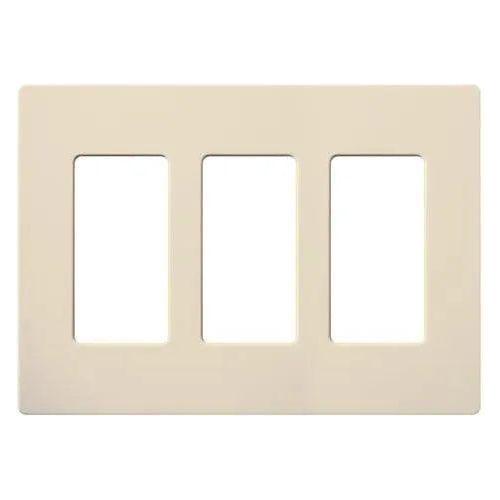 Lutron - Claro & Satin Colors 3-Gang Wallplate - SC-3-ES - Canada Light Shop